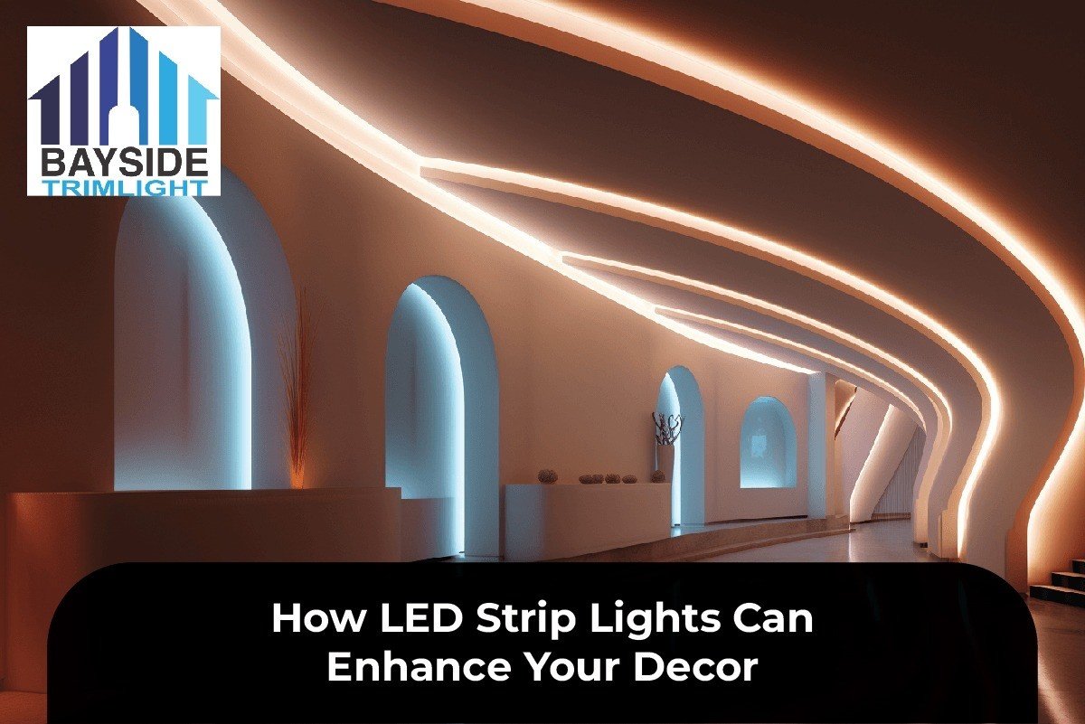 LED strip lights, creating cozy ambiance and stylish home décor.